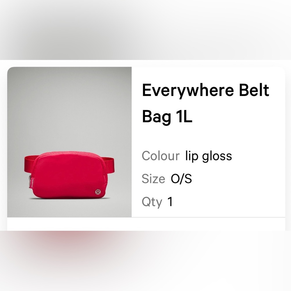 Everywhere Belt Bag 1L - Lip Gloss Pink